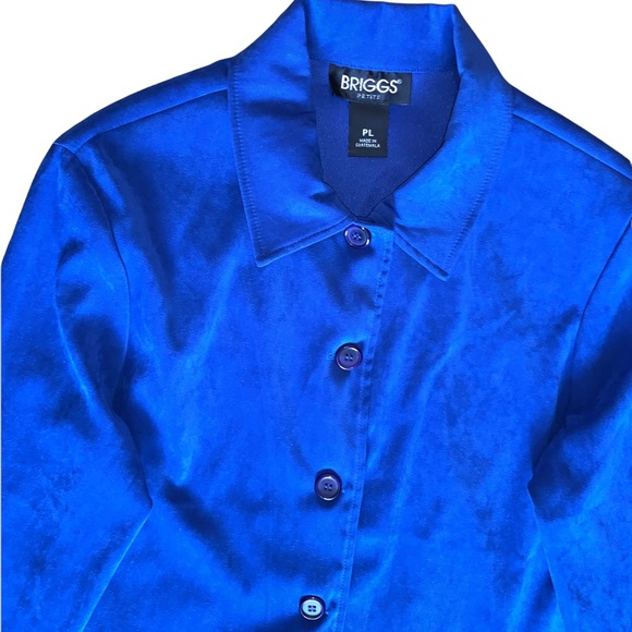 Briggs Blue 2PCS Pantsuit, Size PL - Picture 15 of 15